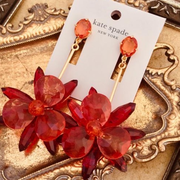 🆕Kate spade blooming brilliant statement earrings - Picture 10 of 12